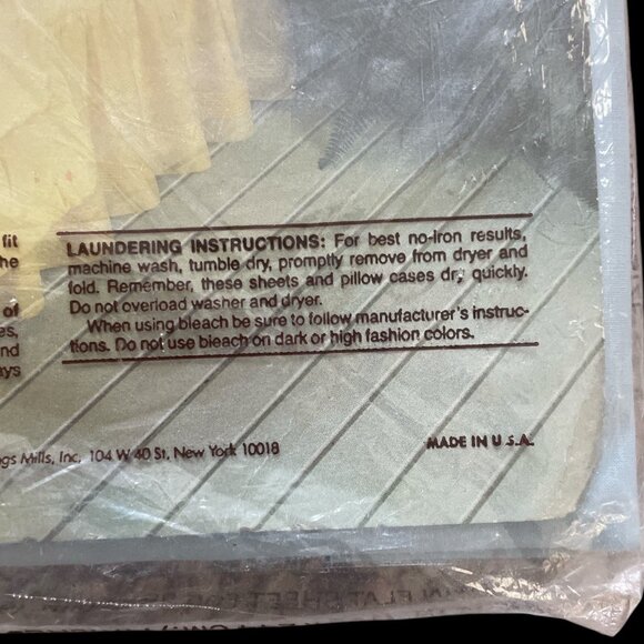 Vtg Springmaid Wondercale Percal Twin Flat Sheets Lillium & Colorworks Patterns - Picture 12 of 12